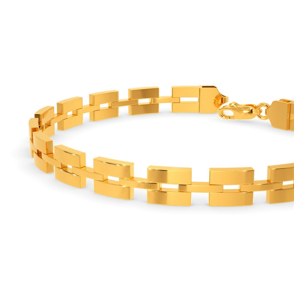 Greek God Gold Bracelets For Men