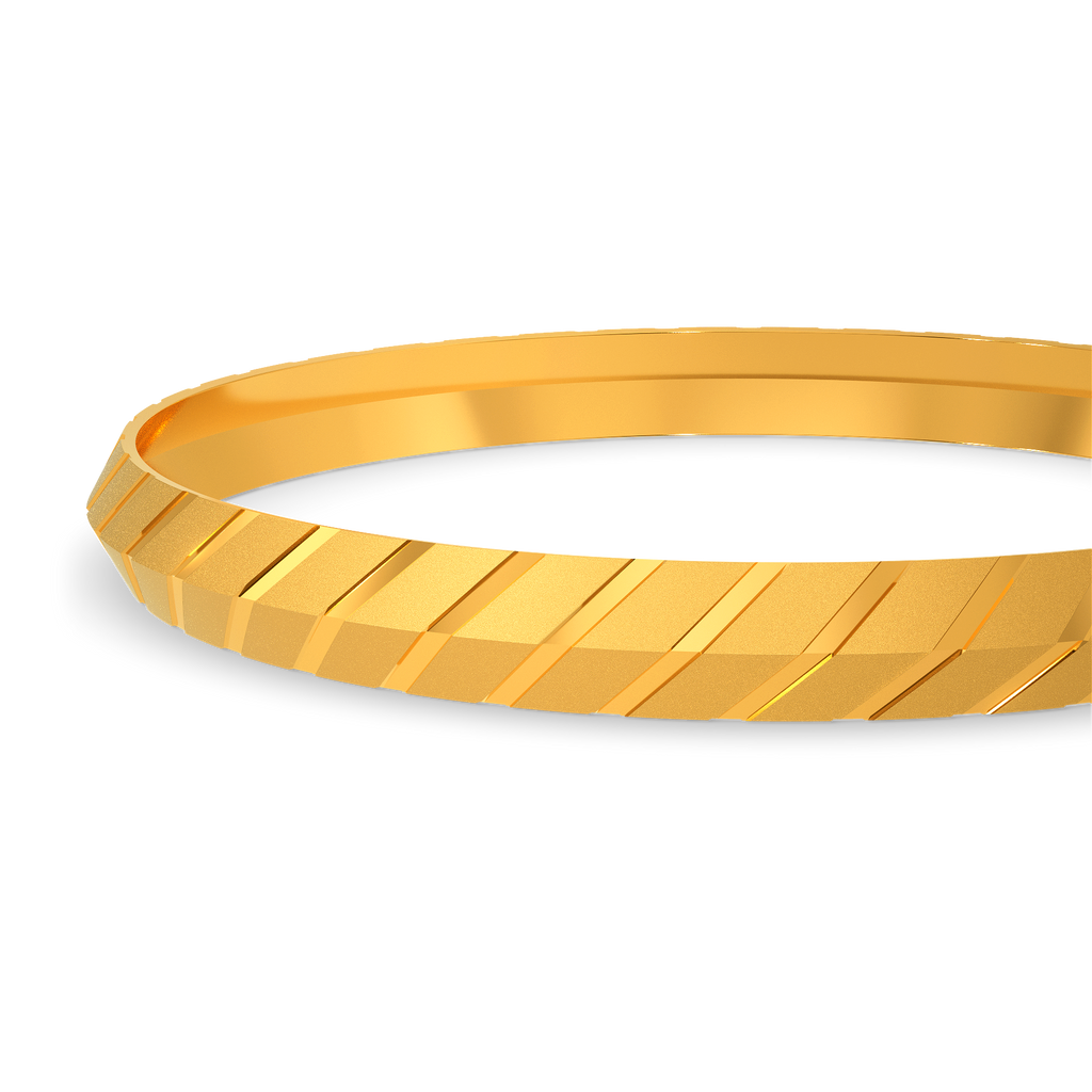 Be Versatile Gold Bangles For Men