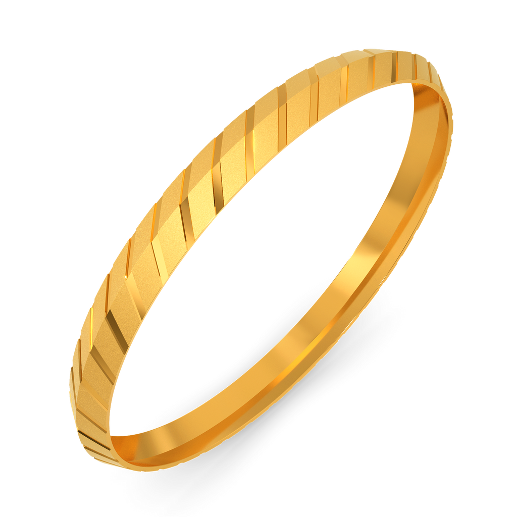 Be Versatile Gold Bangles For Men