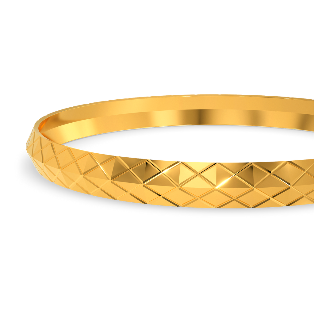 Boundless Gold Bangles For Men
