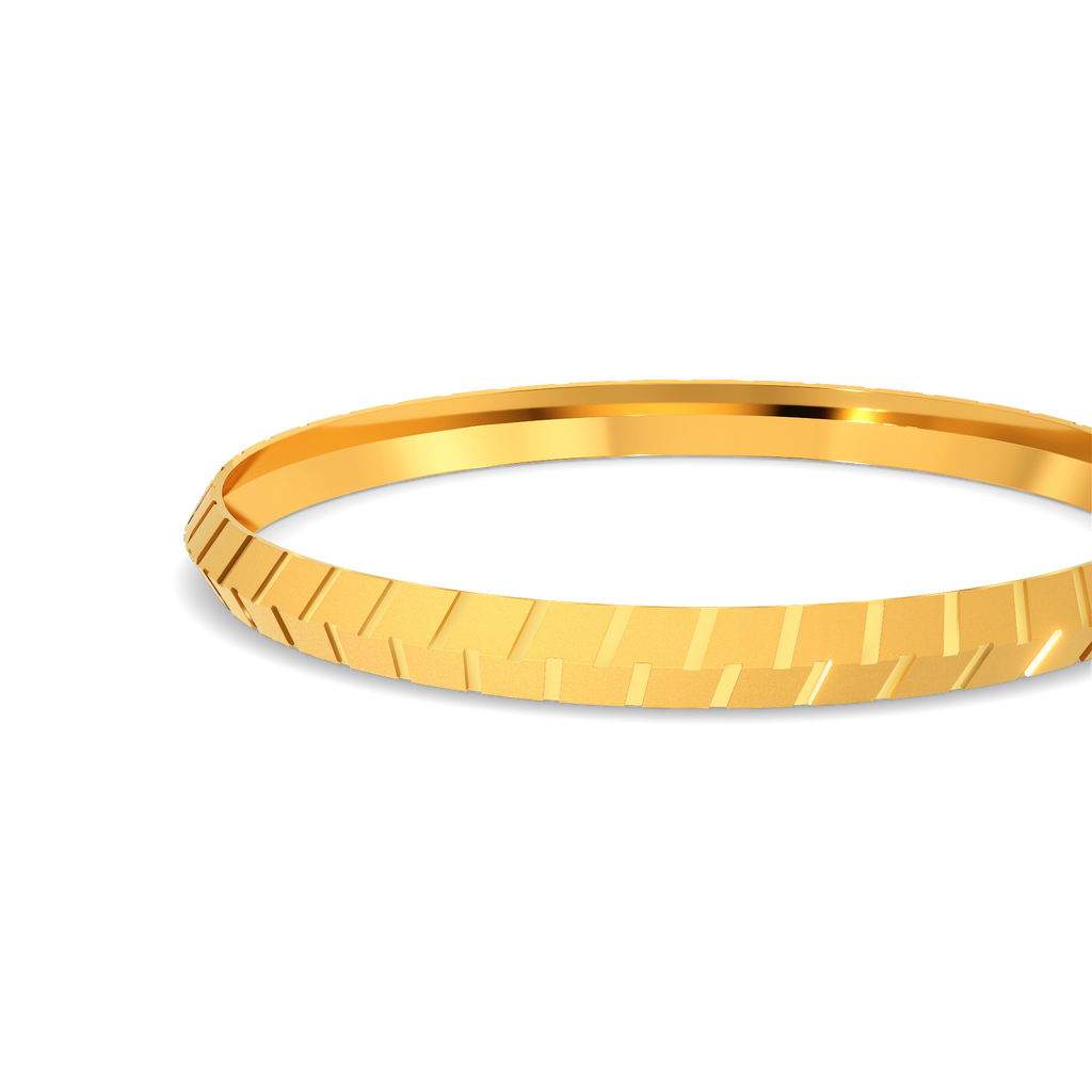 Man Of The Year Gold Bangles For Men
