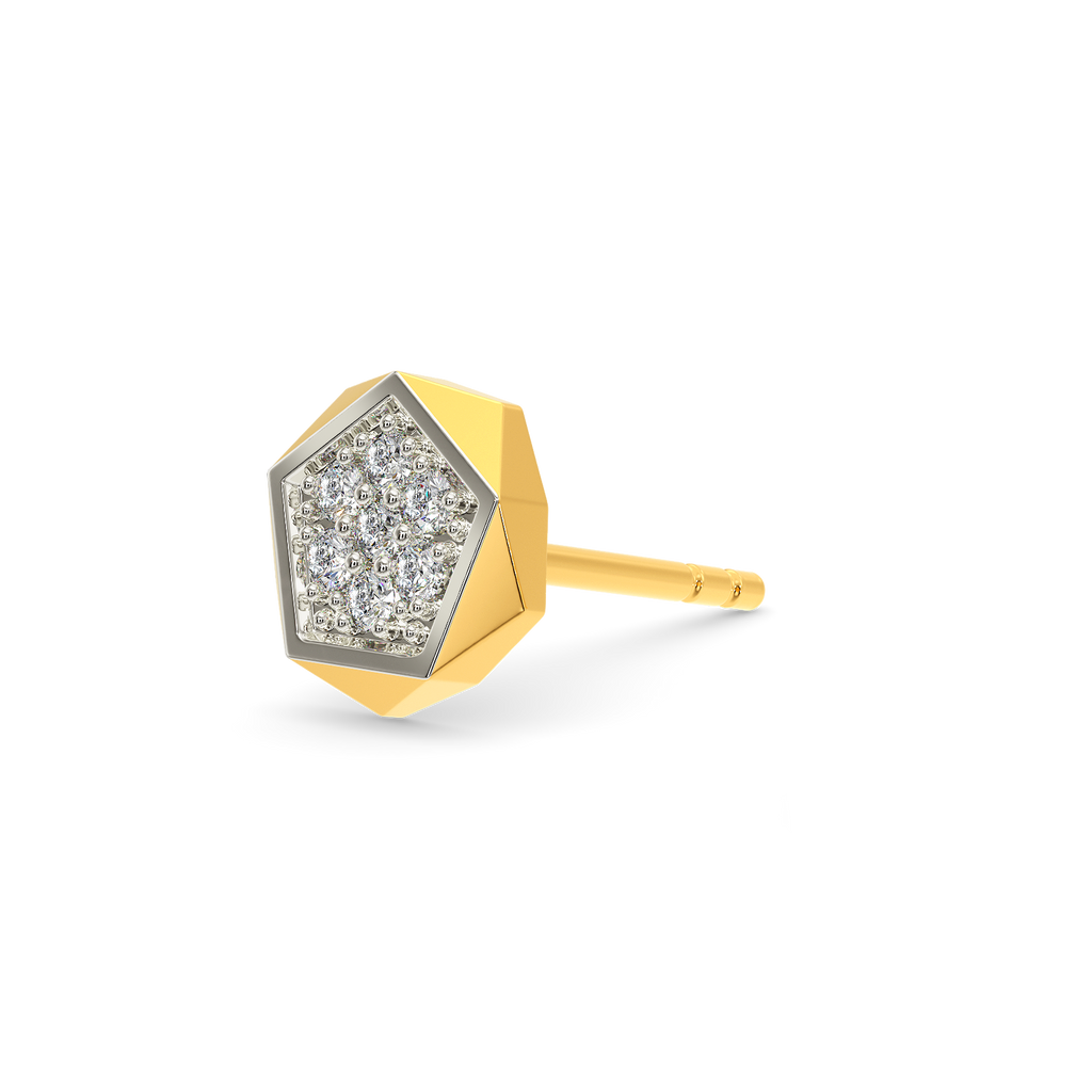 Effortlessly Chic Diamond Earrings For Men