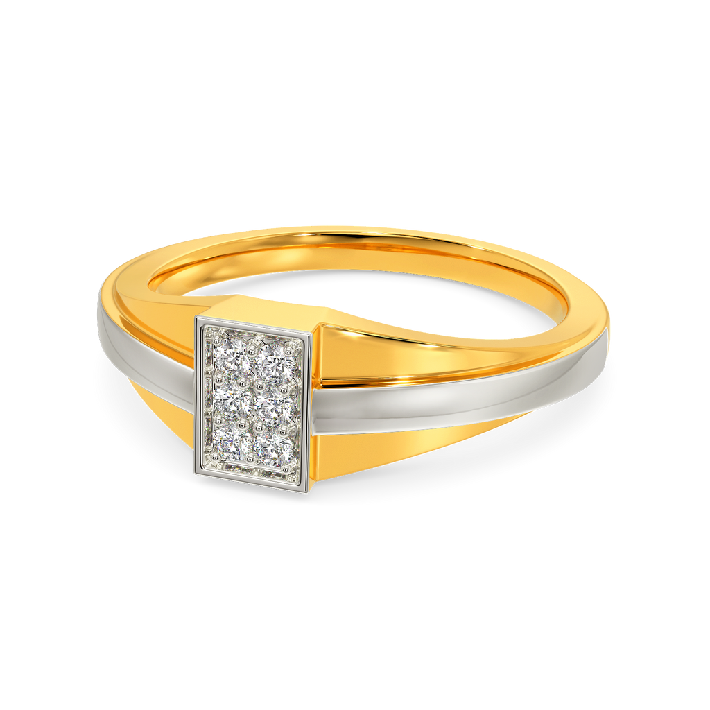 White Vintage Diamond Rings For Men alternate view 2