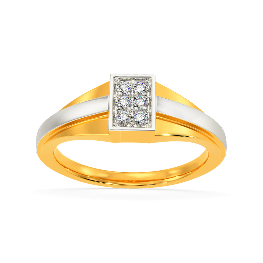 White Vintage Diamond Rings For Men alternate view 3