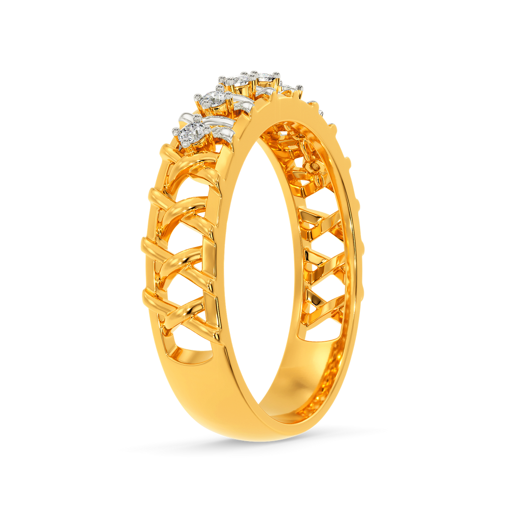 Entwined In Sparks Diamond Rings For Men image