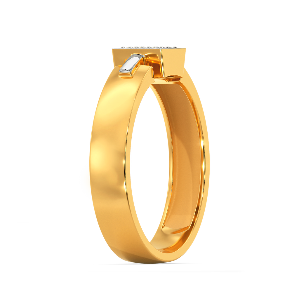 Connected Diamond Rings For Men image