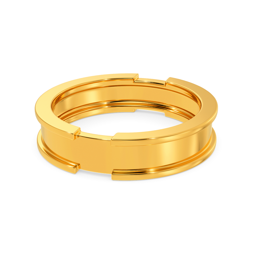 Boss Gold Rings For Men alternate view 2