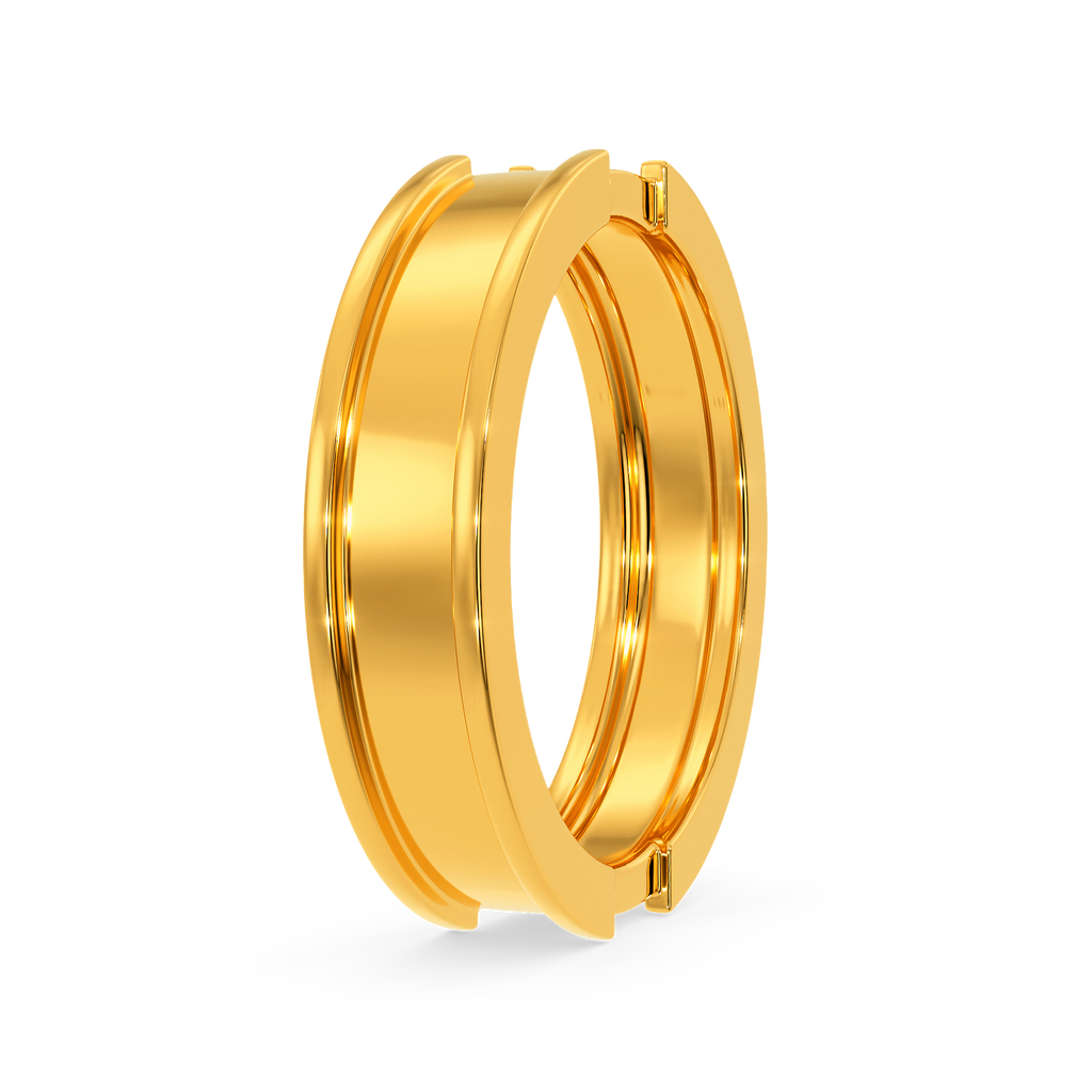 Boss Gold Rings For Men image