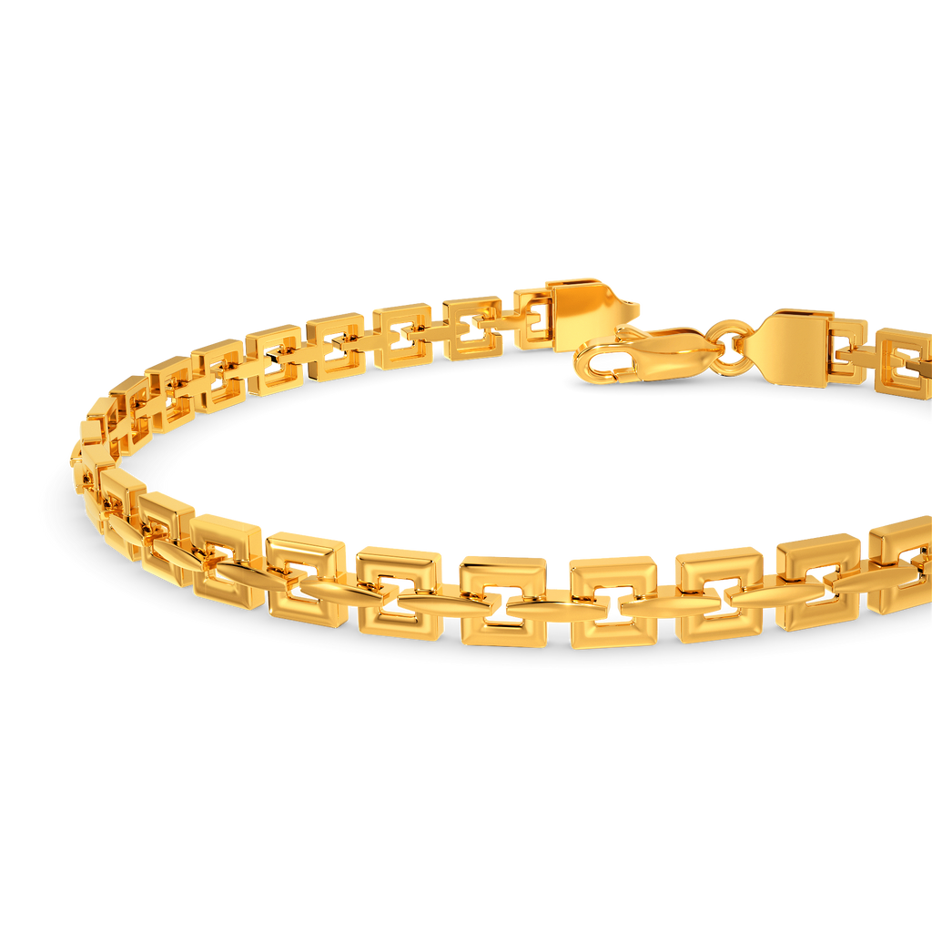 Unhinged Gold Bracelets For Men