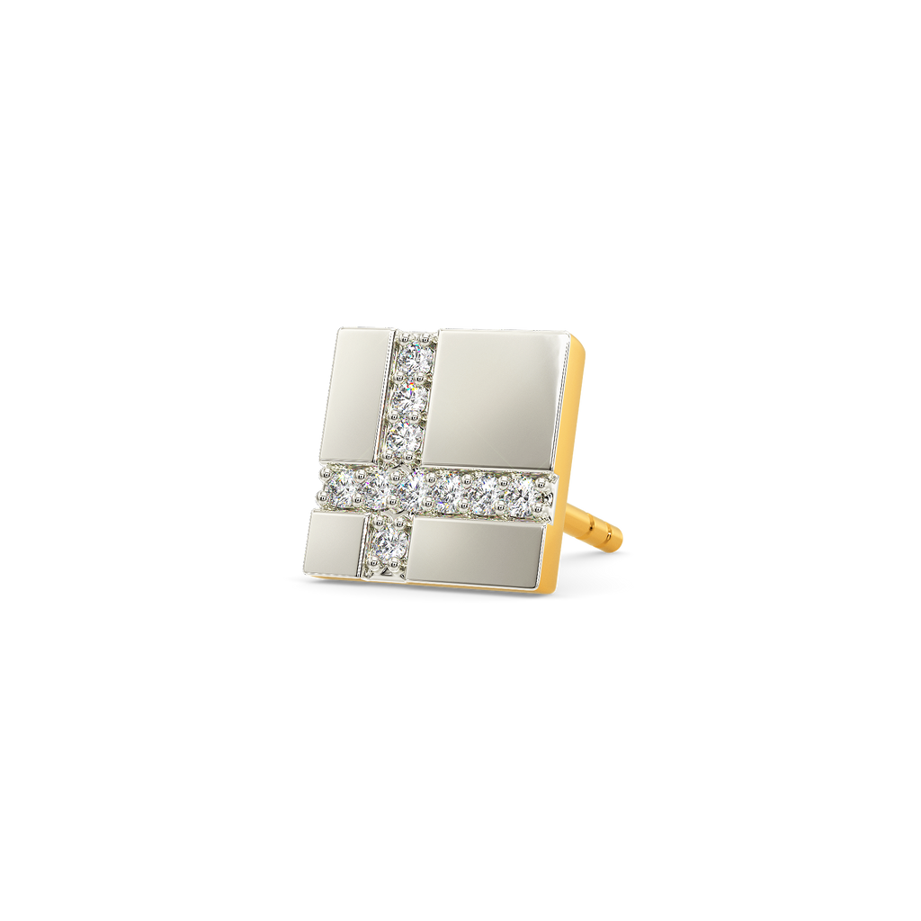 Slide Away Diamond Earrings For Men