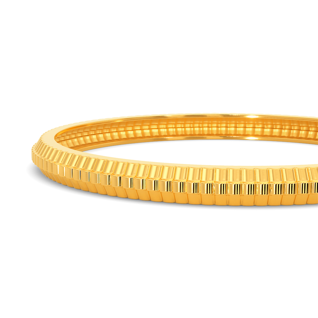 The Round Orrale Gold Bangles For Men