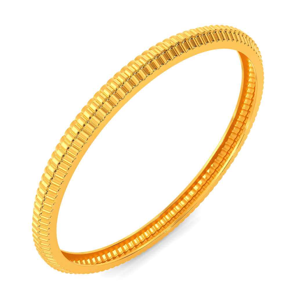 The Round Orrale Gold Bangles For Men