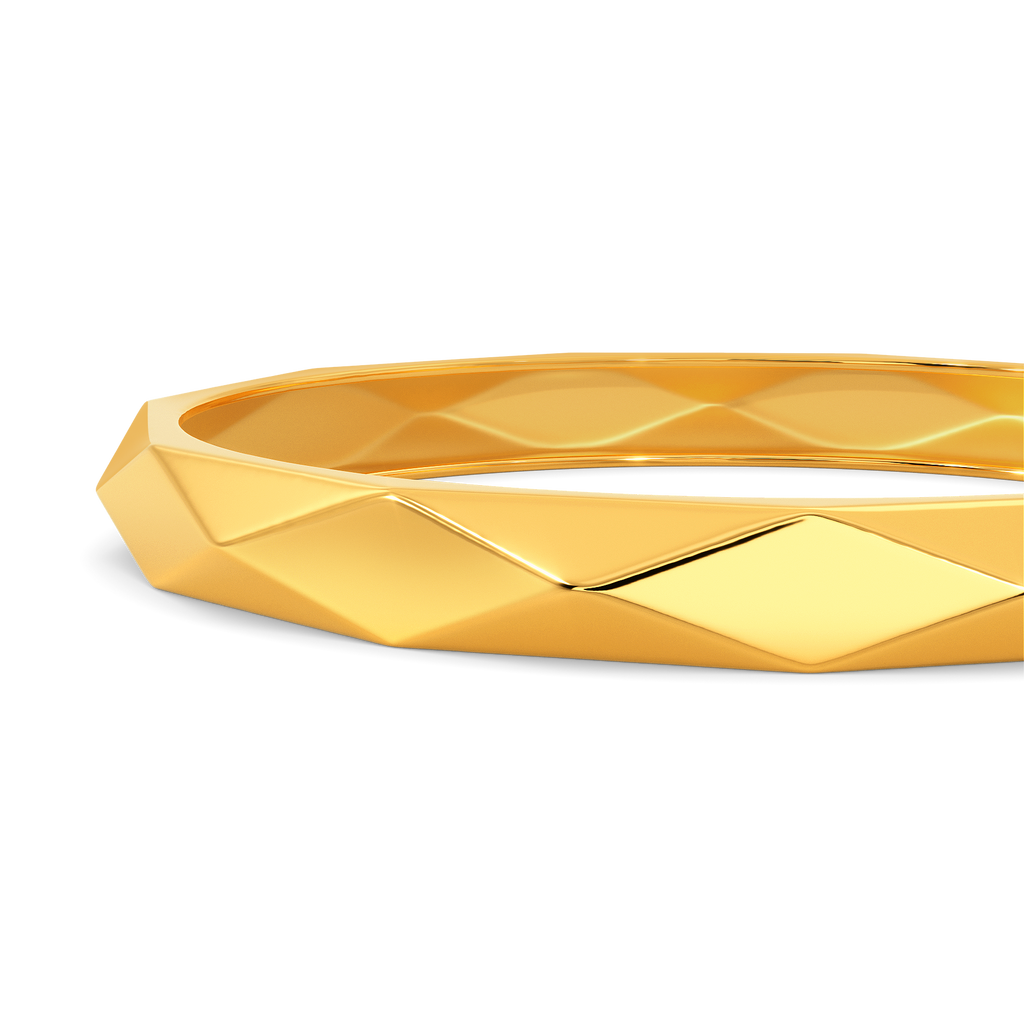The Rombuzz Gold Bangles For Men
