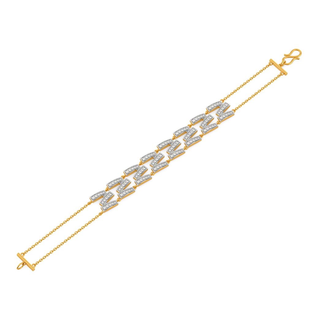 Tilt Shift Diamond Bracelets