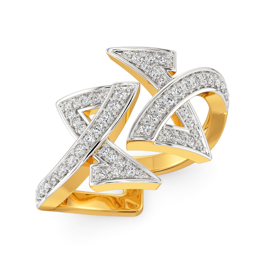 Slant Statements Diamond Rings image
