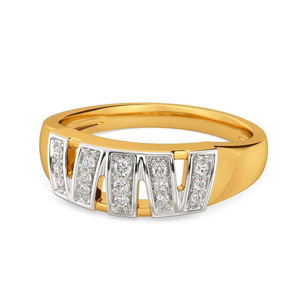 Out of Line Diamond Rings alternate view 2