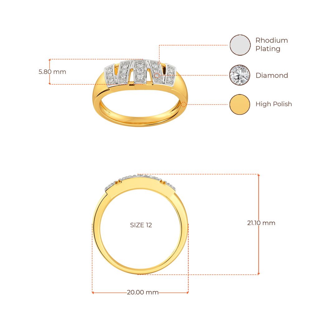 Out of Line Diamond Rings image