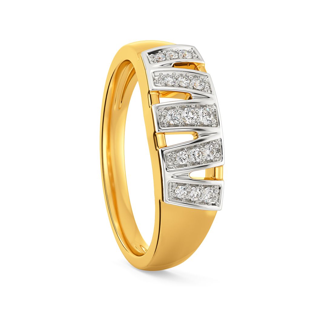 Out of Line Diamond Rings image