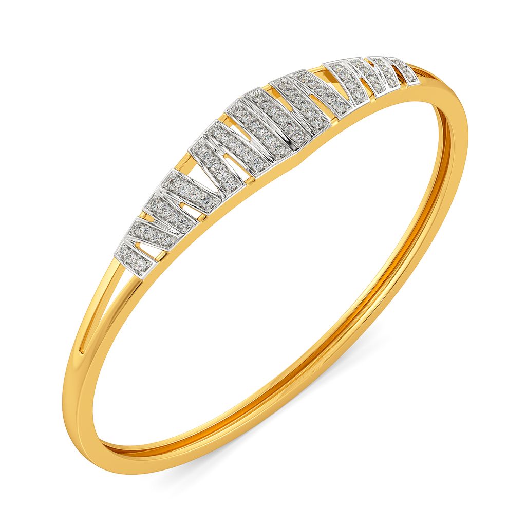 Out of Line Diamond Bangles