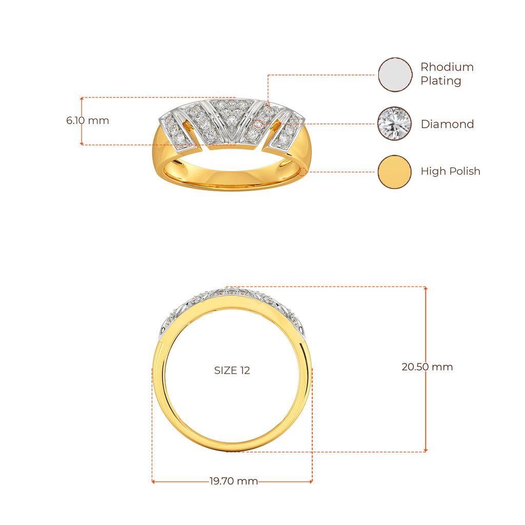 My Kinda Modern Diamond Rings image