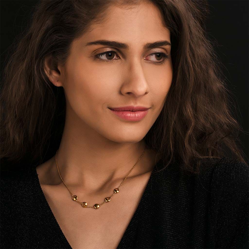 Moon Phase Gold Necklaces