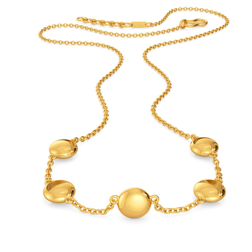 Moon Phase Gold Necklaces