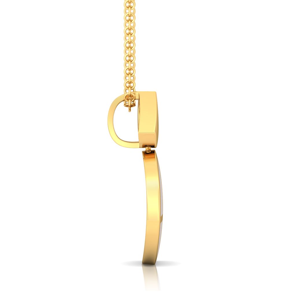 Ivory Moon Gold Pendants