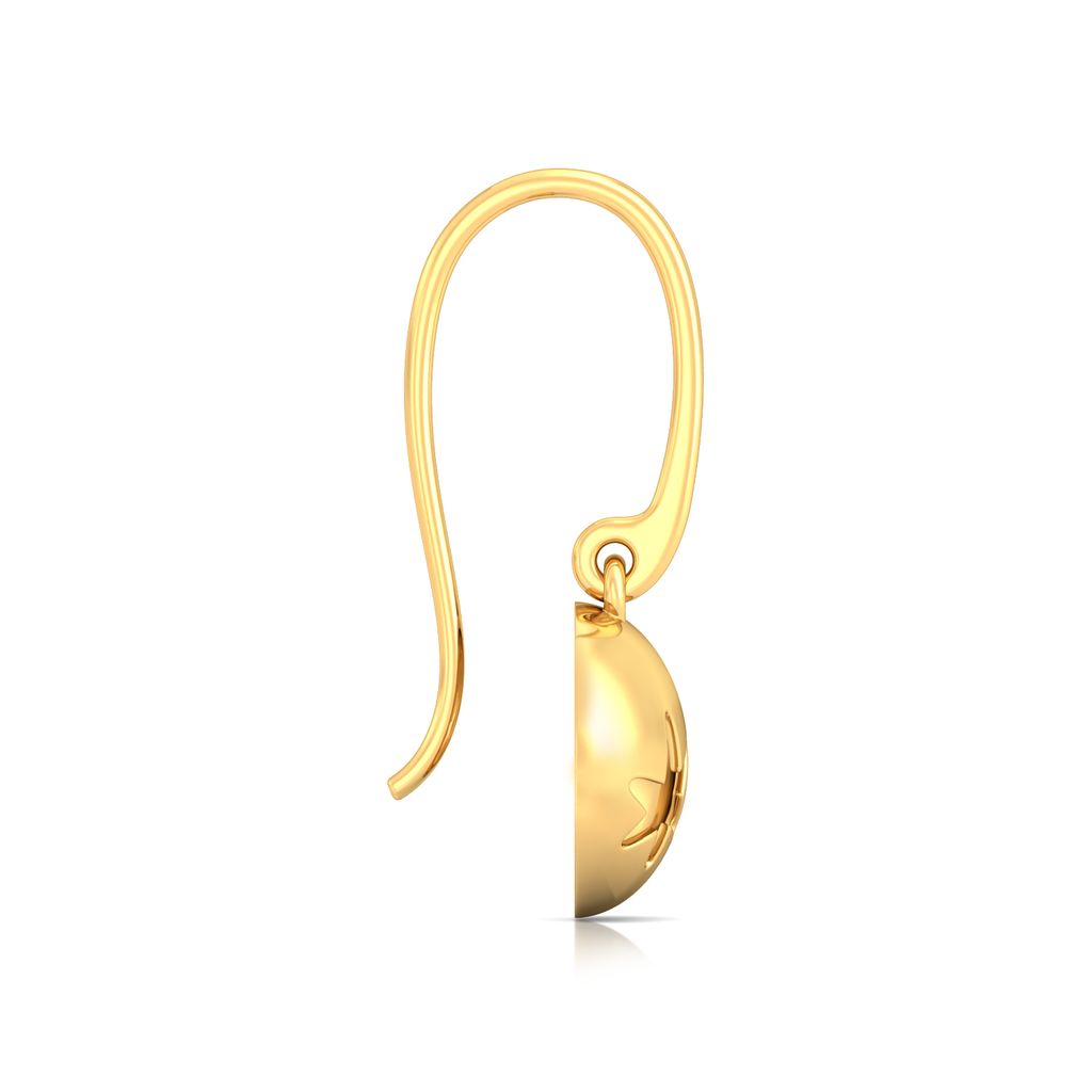 Night Star Gold Earrings