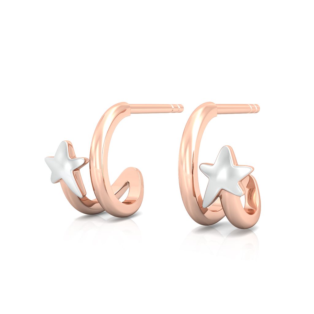 Summer Stars Gold Earrings
