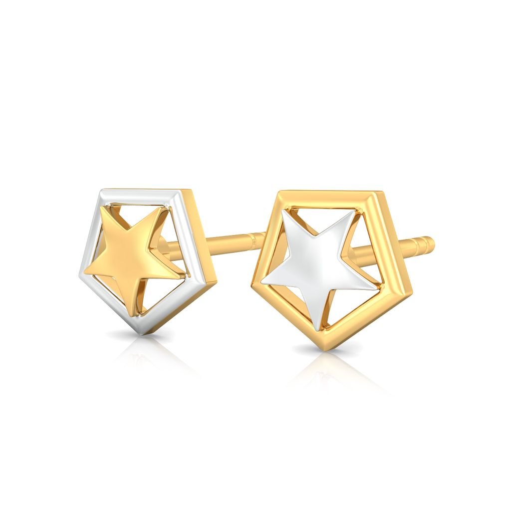 Sky Gazer Gold Earrings