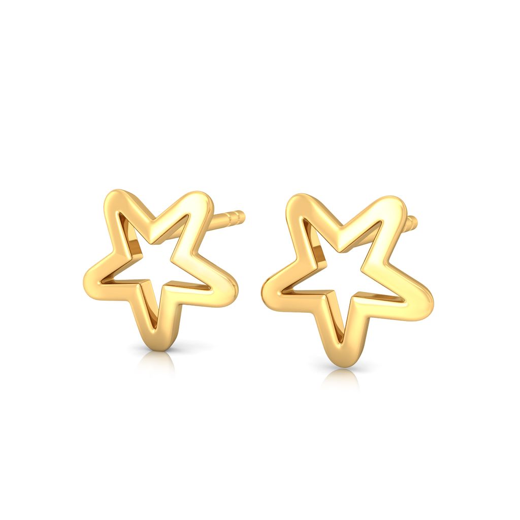 Galactika Gold Earrings