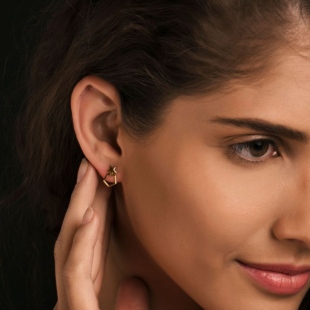 Stars Forever Gold Earrings