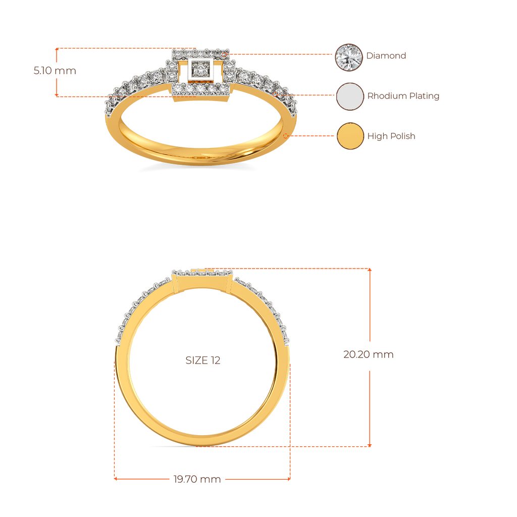 Retro Modern Diamond Rings image