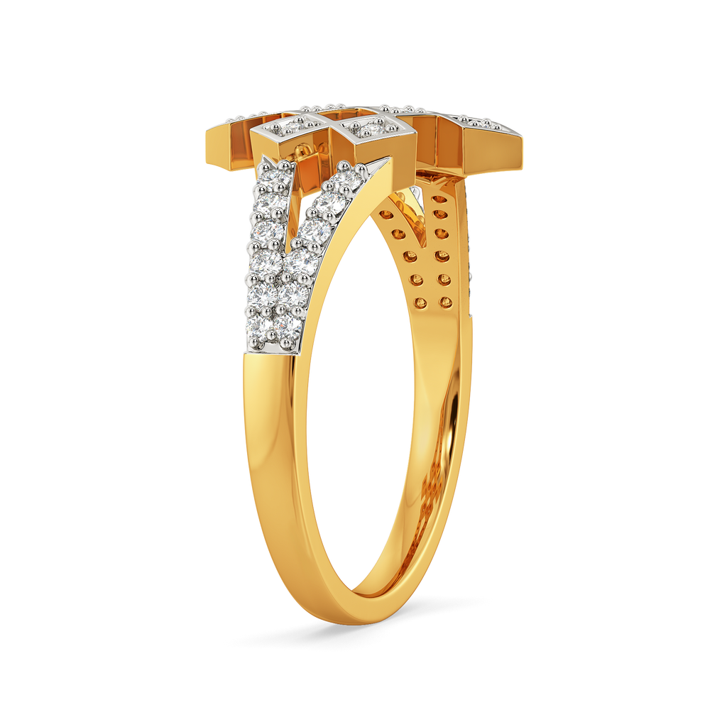 Structured Checks Diamond Rings image