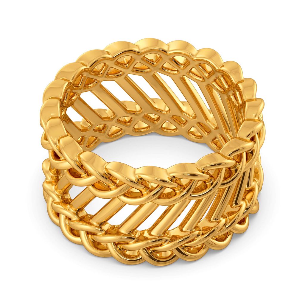 Thread Theory Gold Rings alternate view 3