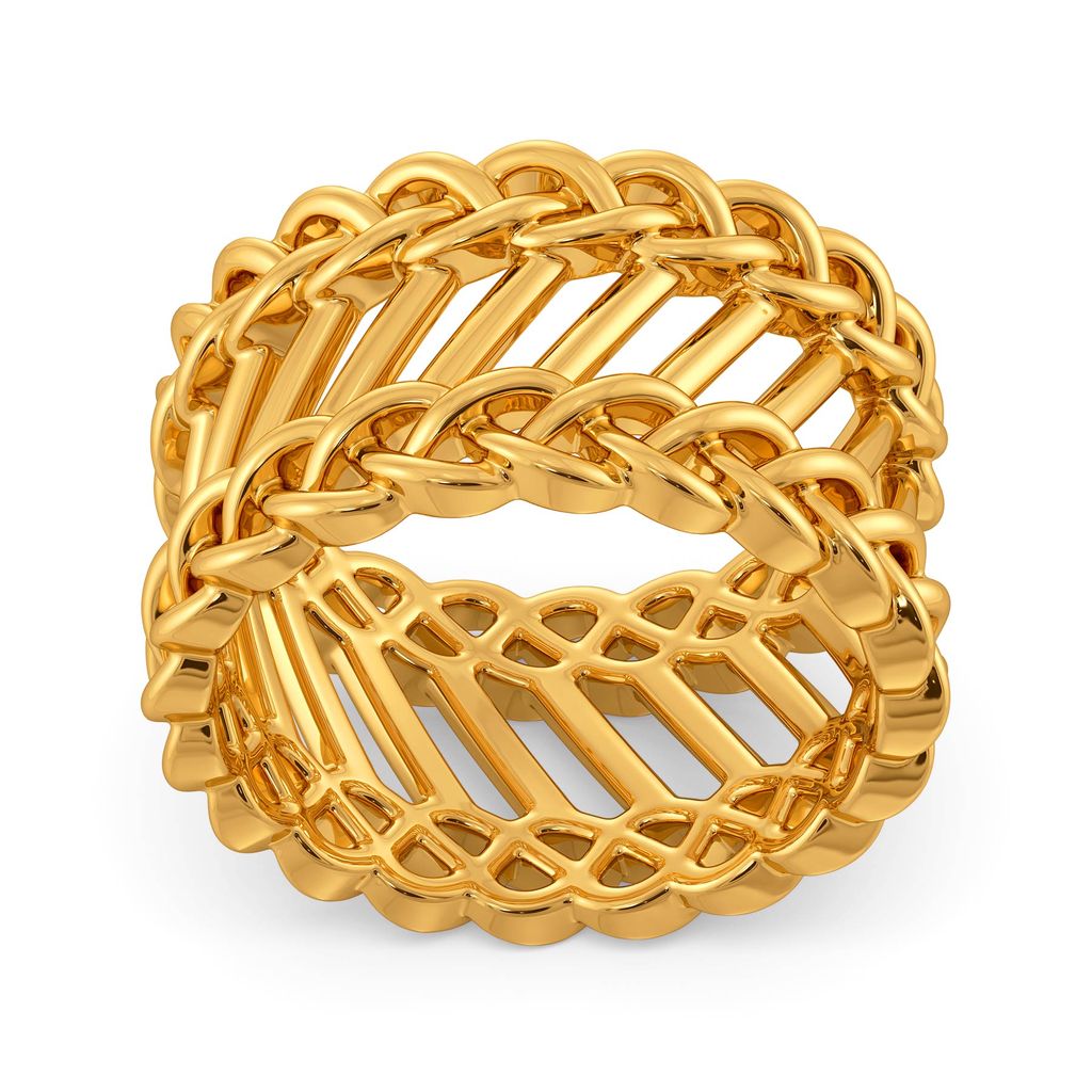 Thread Theory Gold Rings alternate view 2