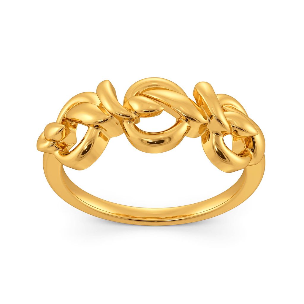My Kinda Stitch Gold Rings alternate view 2