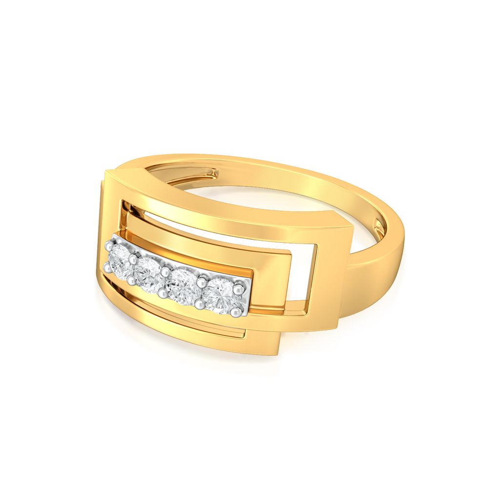 Double Edge Diamond Rings image