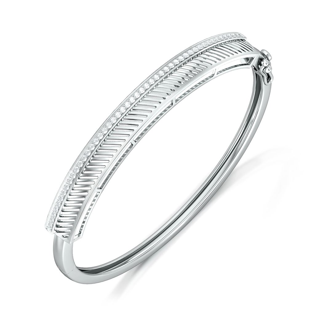 Stripey Affair Diamond Bangles
