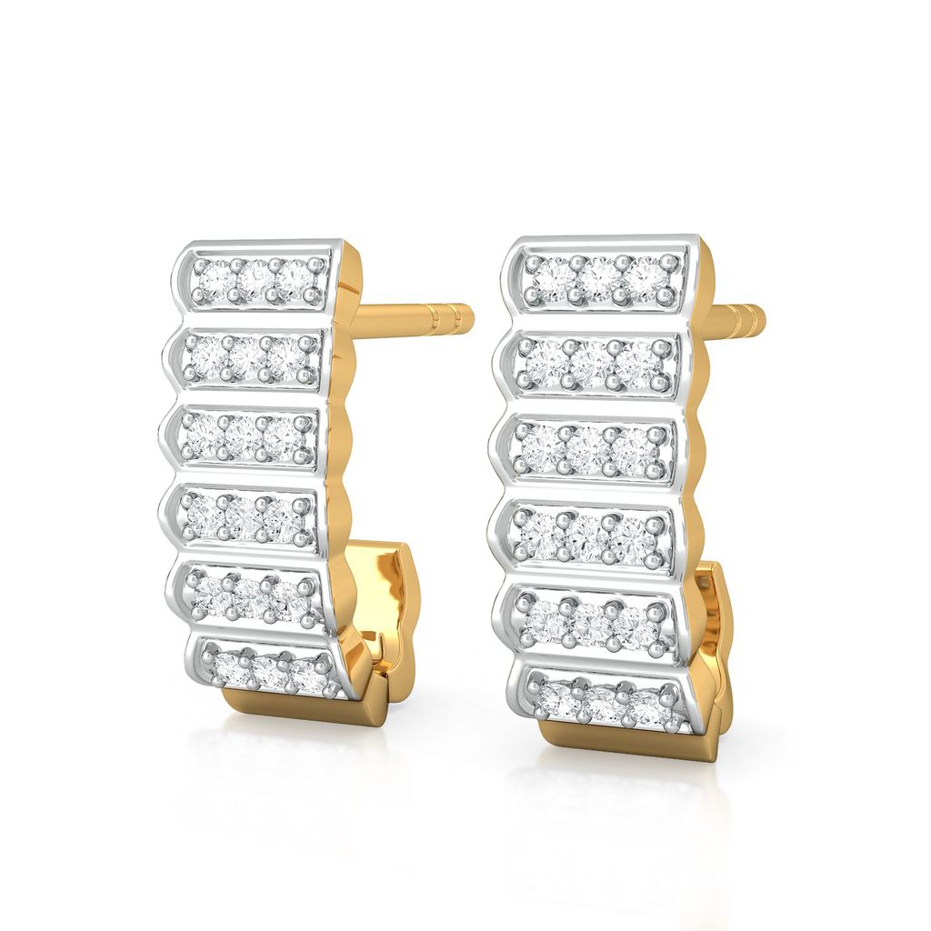 Tend to Bend Diamond Earrings
