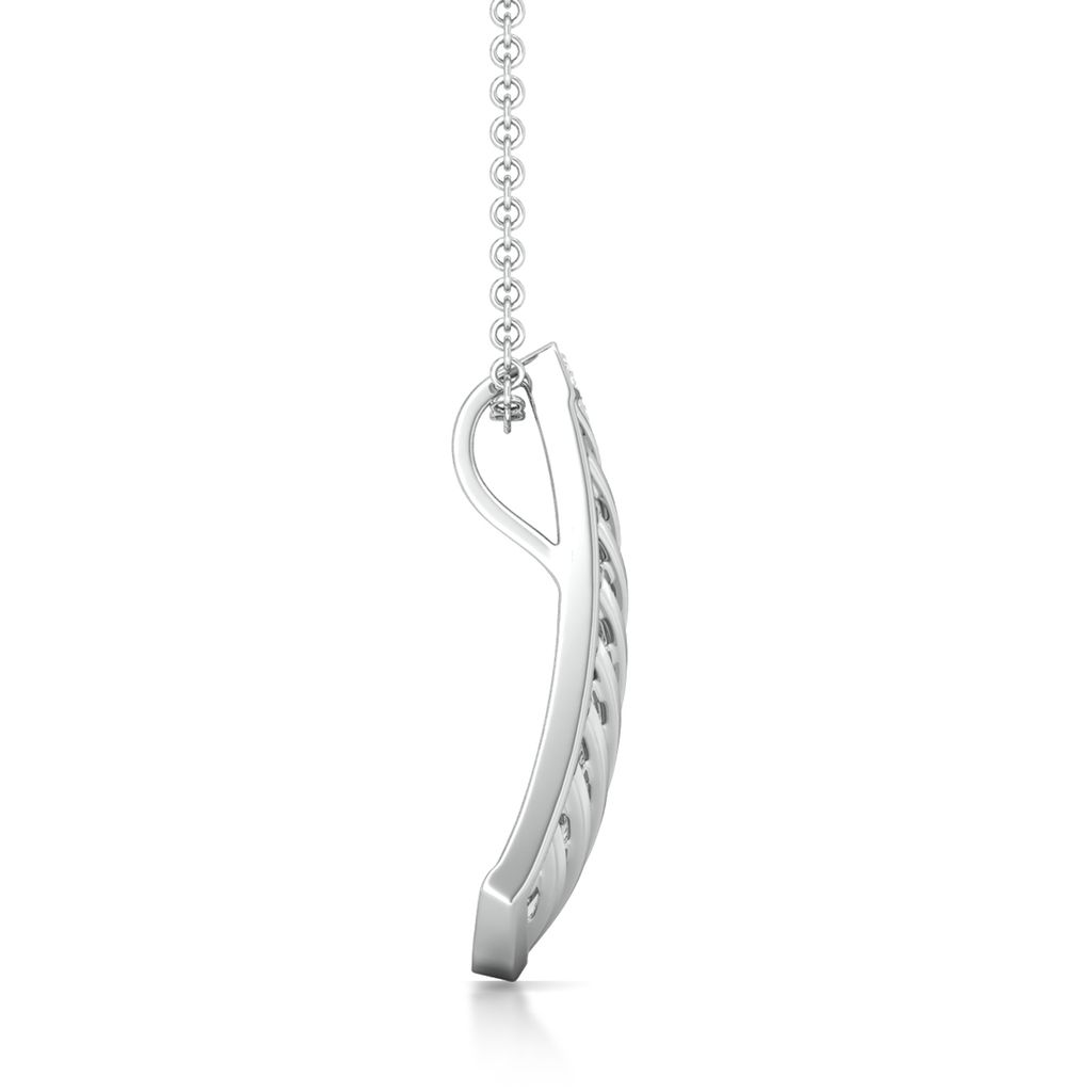 Cross-Hatch Diamond Pendants
