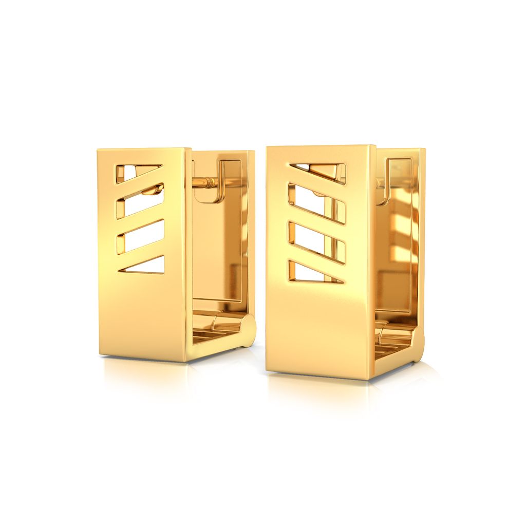 Bridge the Gap Gold Earrings