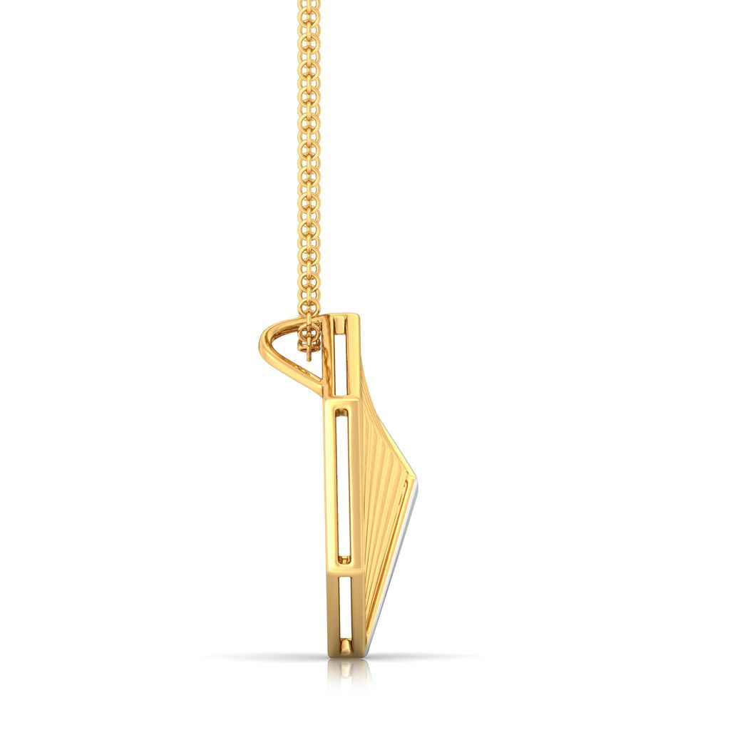 Hexa-Face Gold Pendants