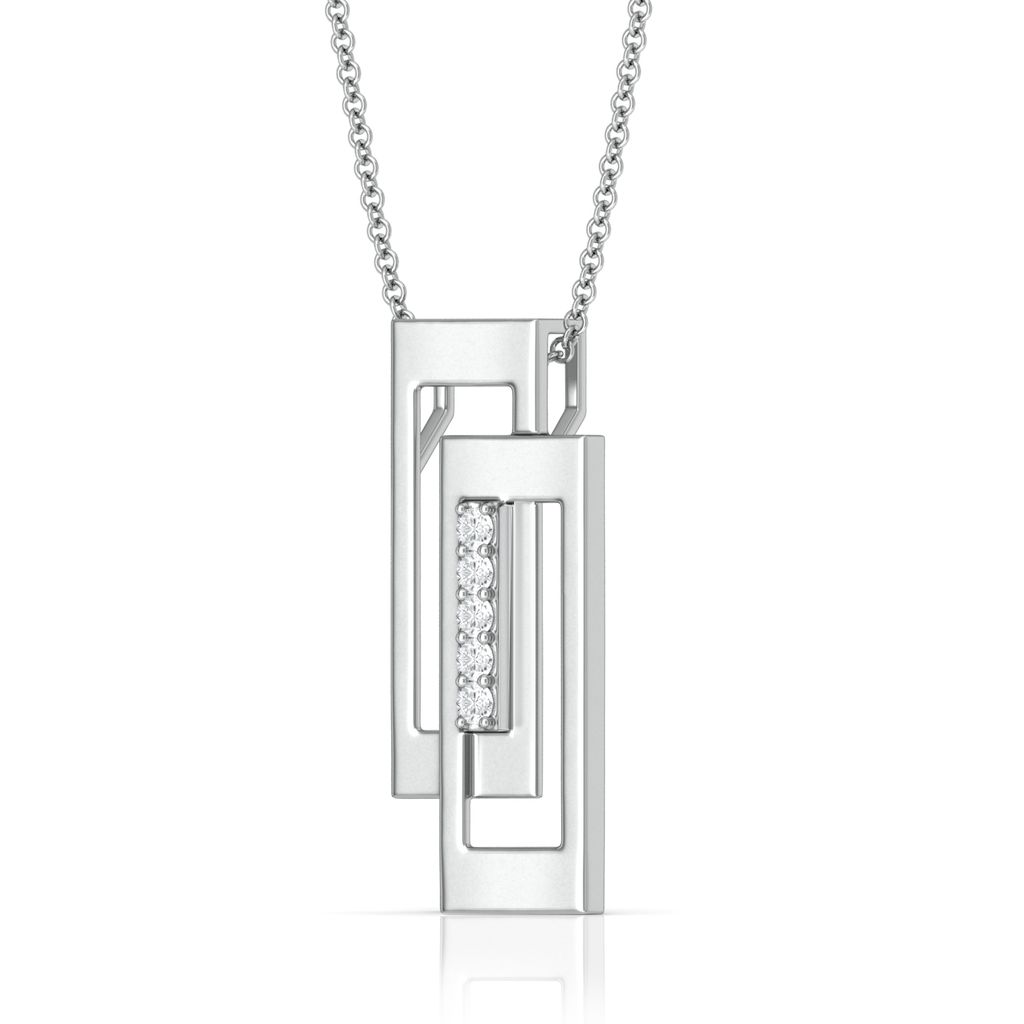 Perfect Intersect Diamond Pendants