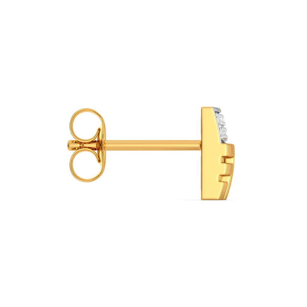 Pair the Square Diamond Earrings