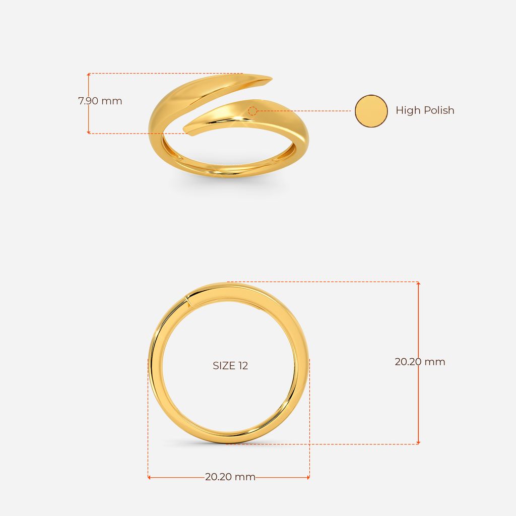 Fiercely Feline Gold Rings image