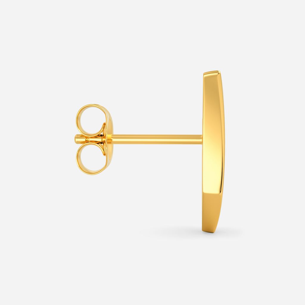 Fiercely Feline Gold Earrings