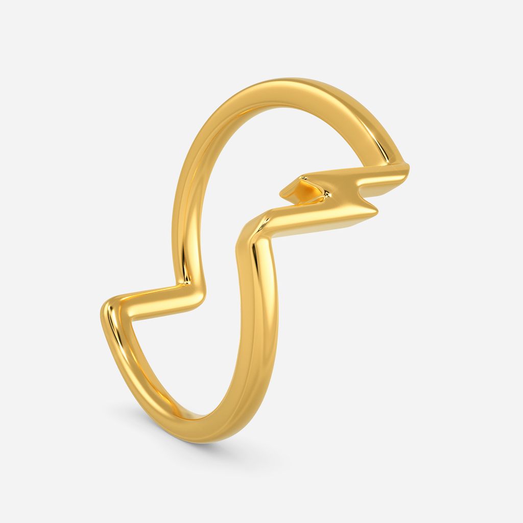 Skinny Fit Gold Rings image