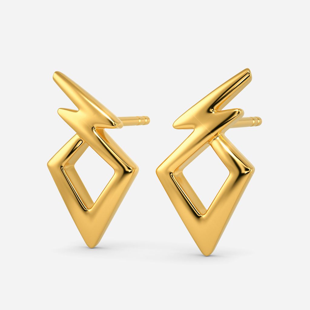 Skinny Fit Gold Earrings