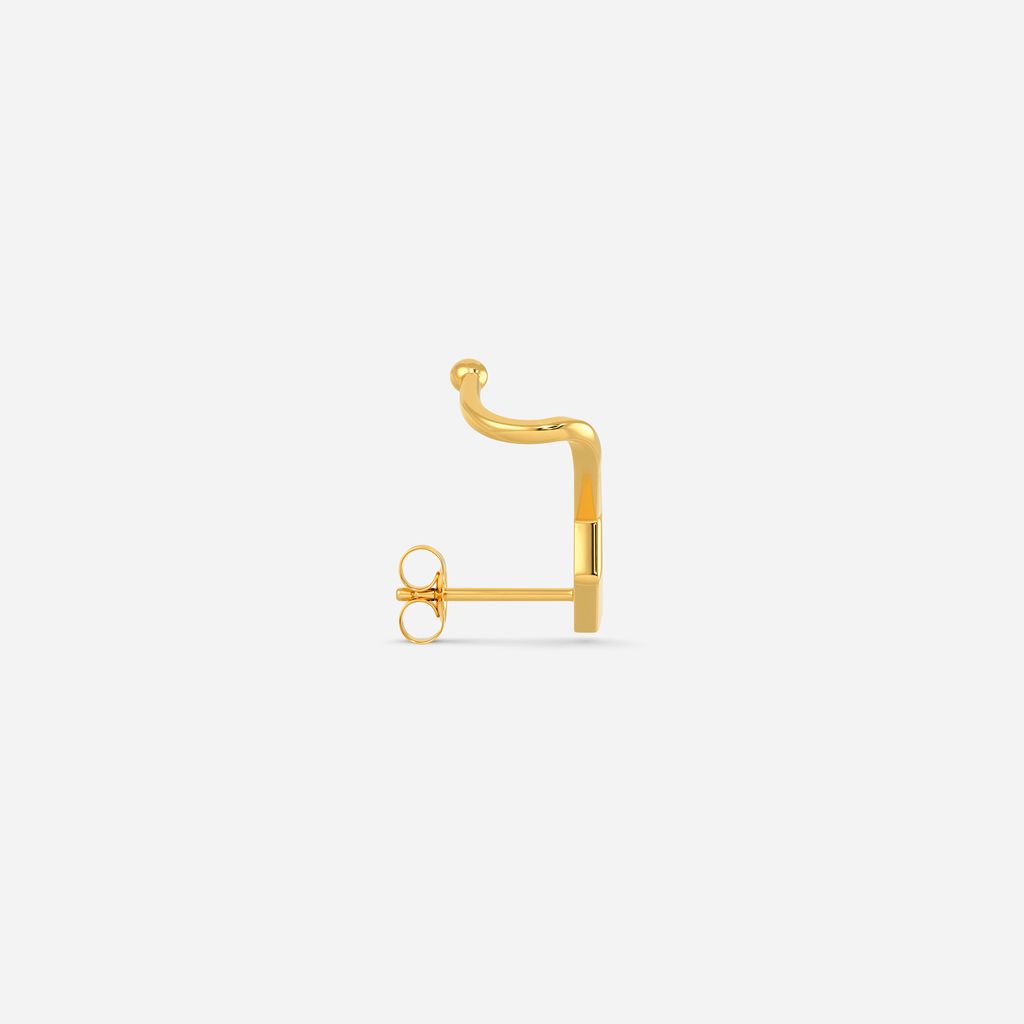 Opt the Edge Gold Earrings